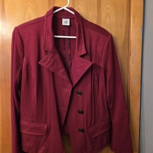 CAbi Women's Deep Red Blazer